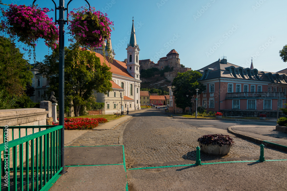 Obraz premium The streets of Esztergom, Hungary