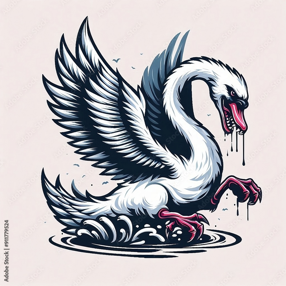 Obraz premium illustration of a bird