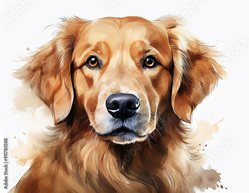 Wallpaper Mural Golden Retriever Torontodigital.ca