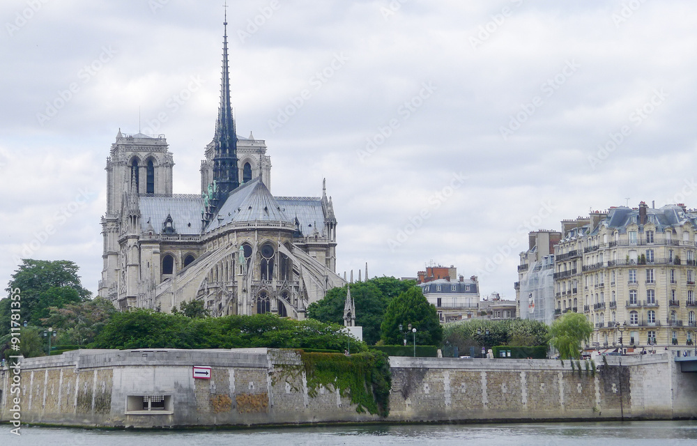 Fototapeta premium Architecture in europe overcast day