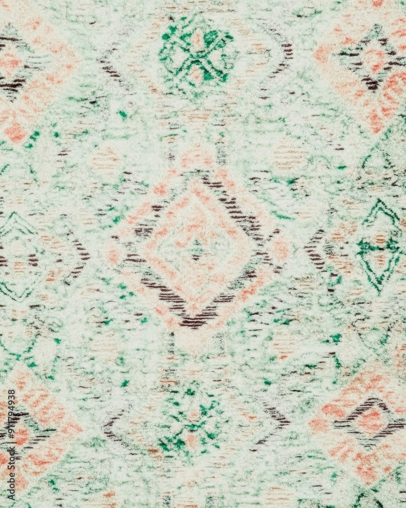 Soft Pastel Diamond Patterned Textile Background. Soft Pastel Diamond Patterned Textile Background.