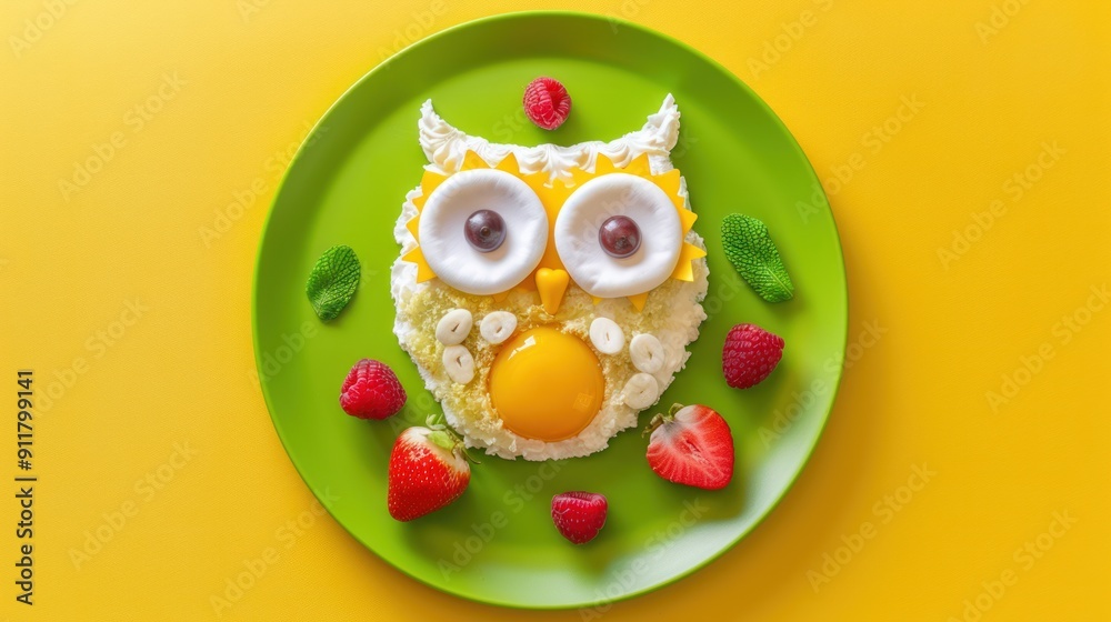 Creative Owl Shaped Food Art for Kids Creative Owl Shaped Food Art for Kids