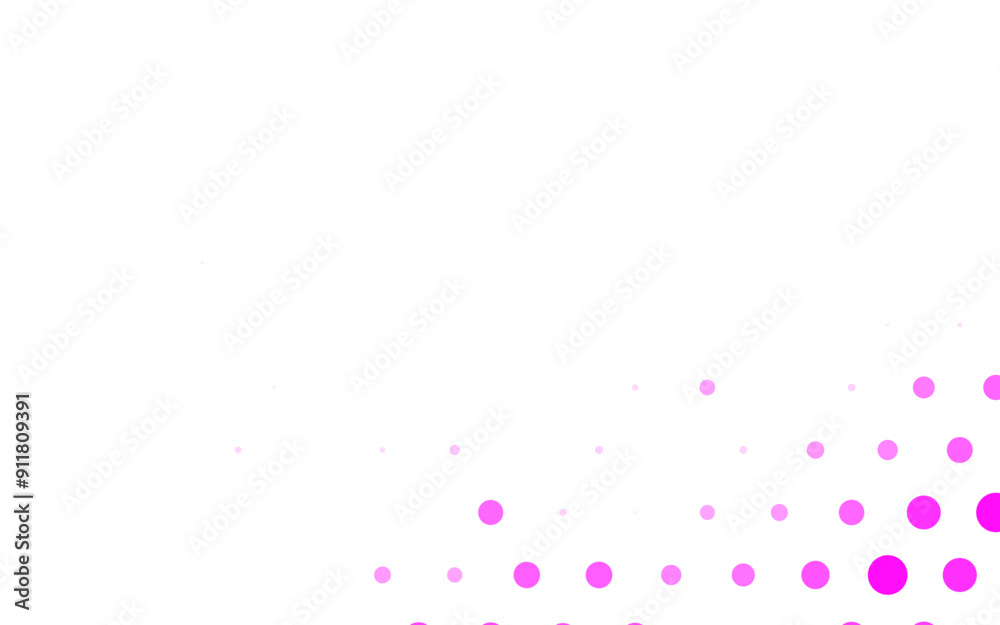 Light Pink vector Illustration with set of shining colorful abstract circles. Light Pink vector Illustration with set of shining colorful abstract circles.