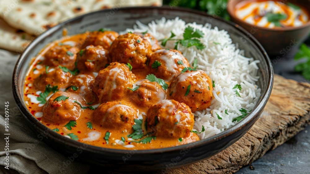 indian comfort food, enjoy a delicious malai kofta curry with basmati rice and naan for a comforting and indulgent indian dinner indian comfort food, enjoy a delicious malai kofta curry with basmati rice and naan for a comforting and indulgent indian dinner