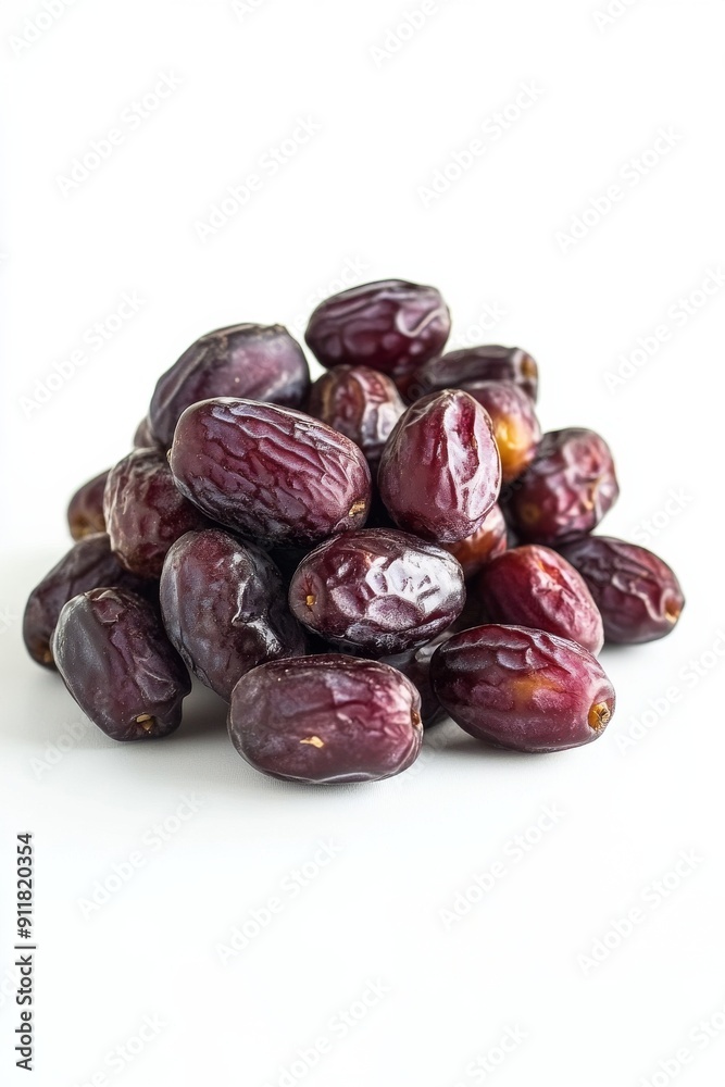 Mystic photo of Khadrawy Dates, isolated on white background Mystic photo of Khadrawy Dates, isolated on white background