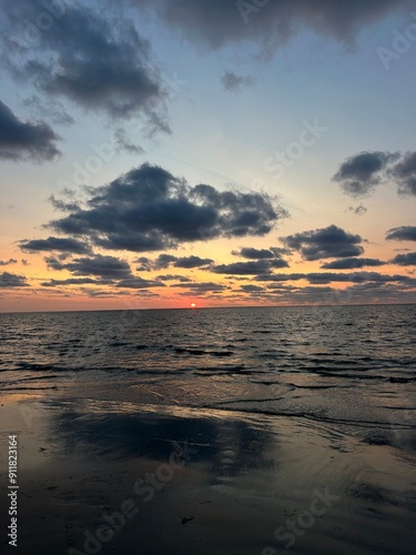 Sonnenuntergang auf Langeoog