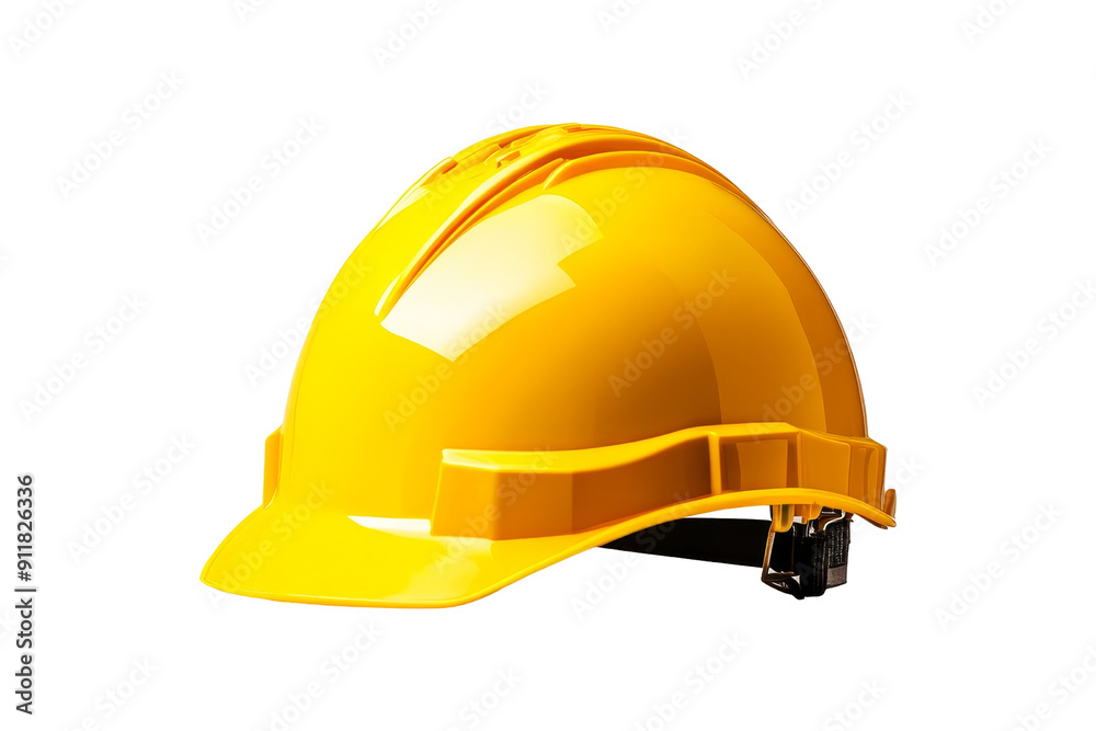 Yellow Hard Hat Safety Helmet Isolated Yellow Hard Hat Safety Helmet Isolated