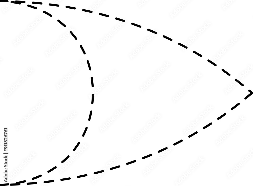 Triangle dash line. Element design Triangle dash line. Element design