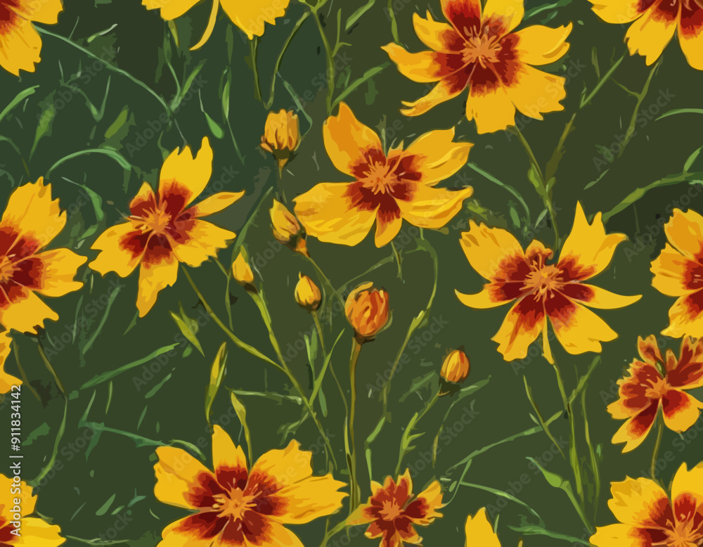 Coreopsis lanceolata, Lanceleaf coreopsis Coreopsis lanceolata, Lanceleaf coreopsis