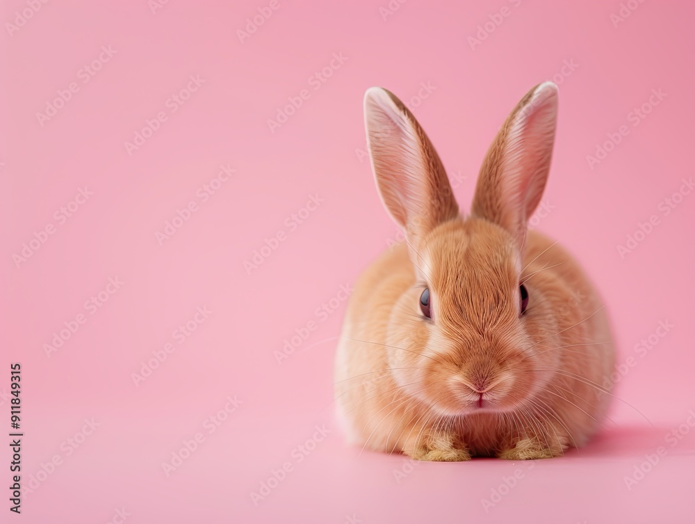 Obraz premium rabbit isolated on cute background