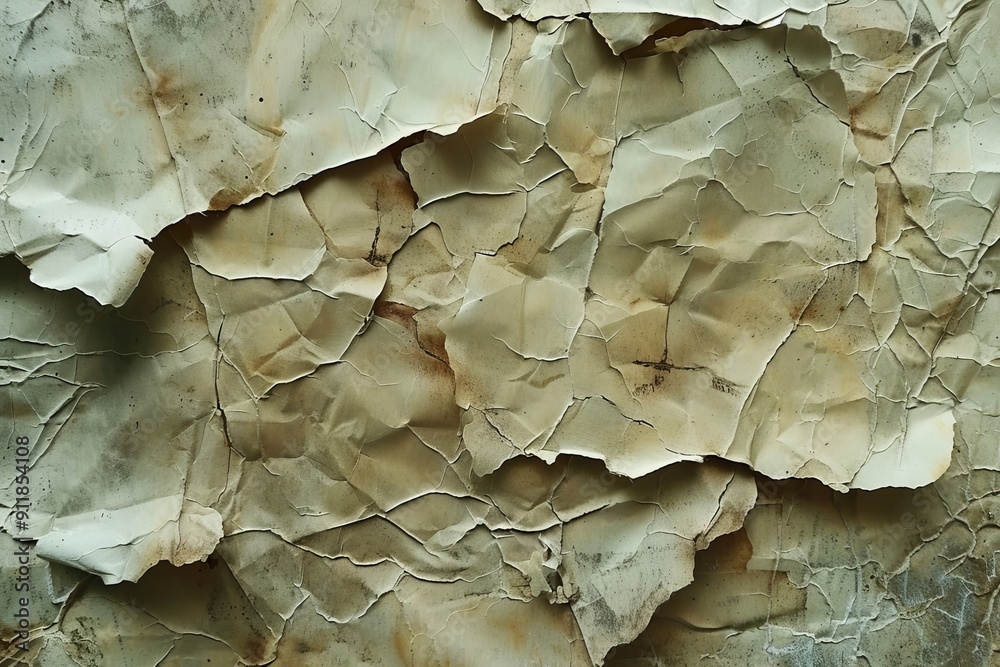 Soft and Aged Paper Texture Background with Smooth Borders Soft and Aged Paper Texture Background with Smooth Borders