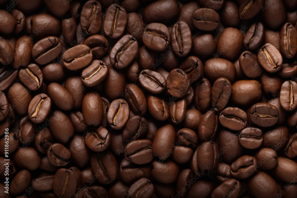 Processed collage of dark brown coffee beans texture. Background for banner, backdrop or texture Processed collage of dark brown coffee beans texture. Background for banner, backdrop or texture