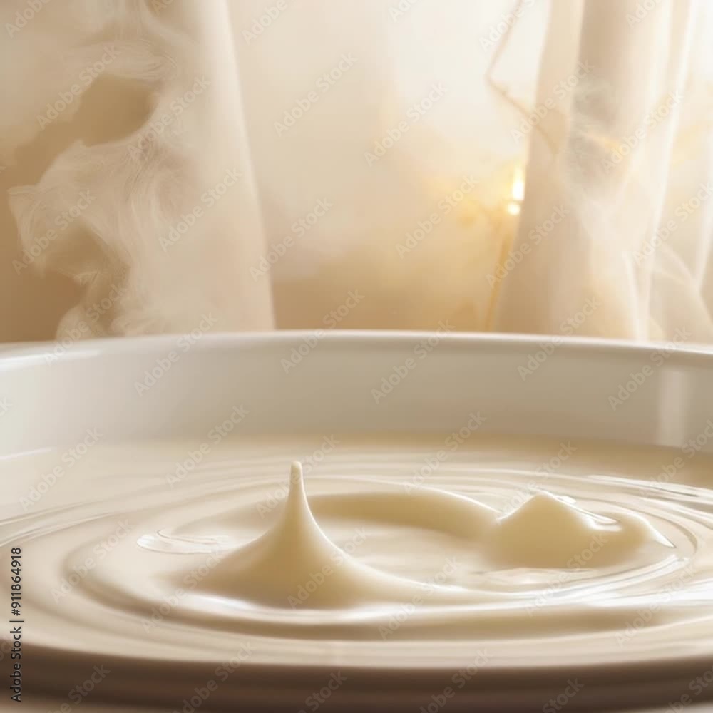 Milk splash in a bowl Milk splash in a bowl