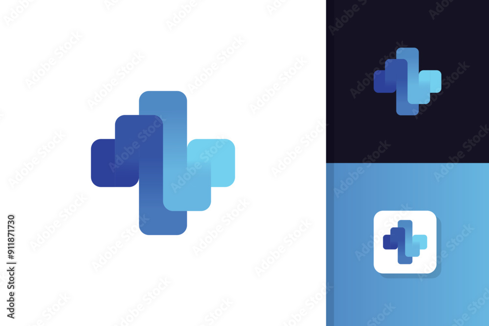 abstract medical cross logo design icon vector template abstract medical cross logo design icon vector template