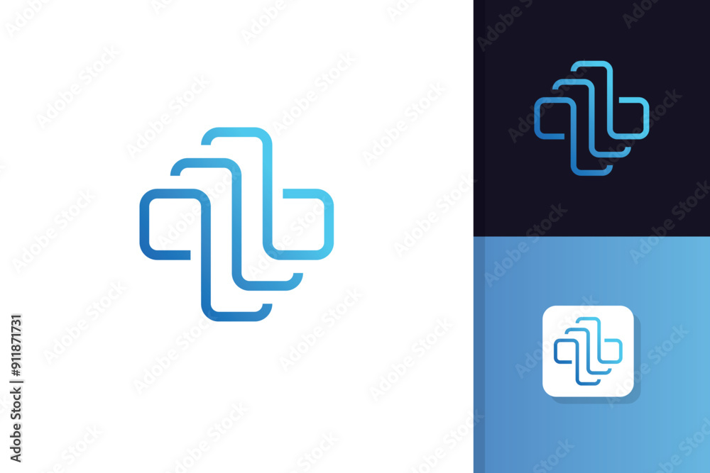 abstract medical cross logo design icon vector template abstract medical cross logo design icon vector template