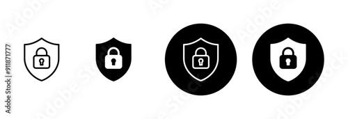 Security icon vector isolated on white background. protection icon. privacy. vpn