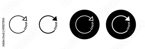 Refresh icon vector isolated on white background. Reload icon vector. Update icon. convert icon