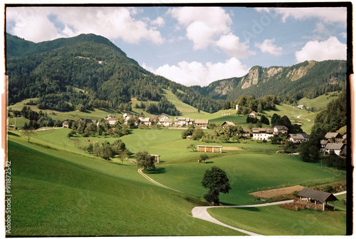 Slovenia village landscape