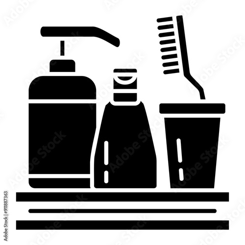 toiletries Solid icon