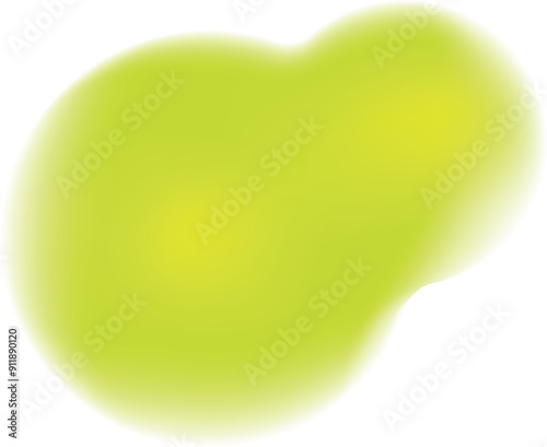 Abstract lime green gradient creating a soft and dreamy background