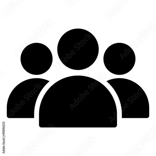 Group Icon in Solid Style