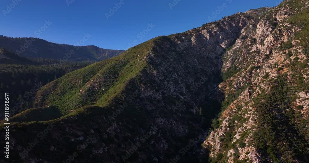 Crystal Lake San Gabriel Angeles Forest Aerial Video Crystal Lake San Gabriel Angeles Forest Aerial Video
