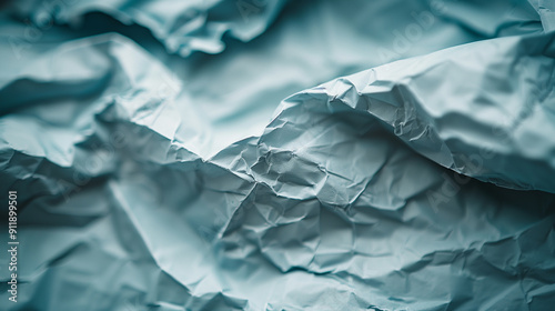 Wallpaper Mural Crumpled gray blue paper background with textured details Torontodigital.ca
