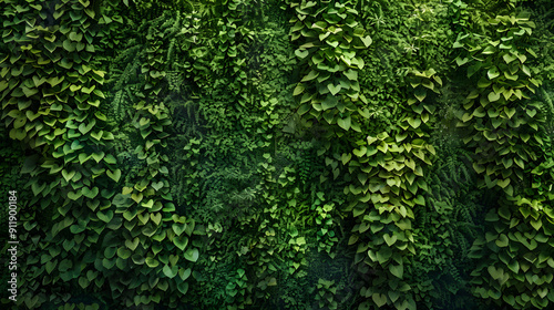 green wall