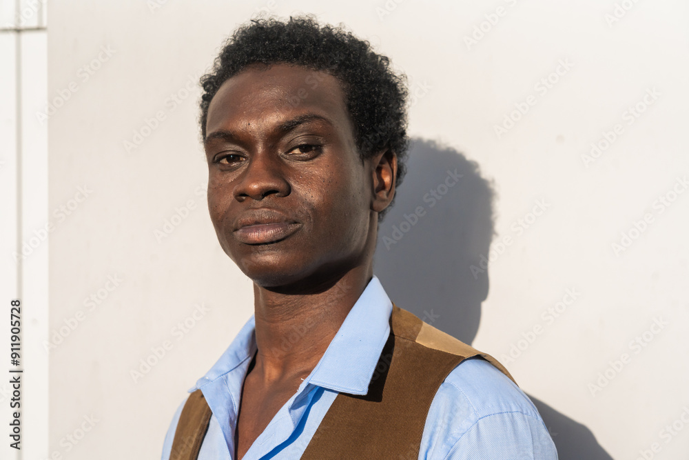 Handsome Man Posing In Sunlight