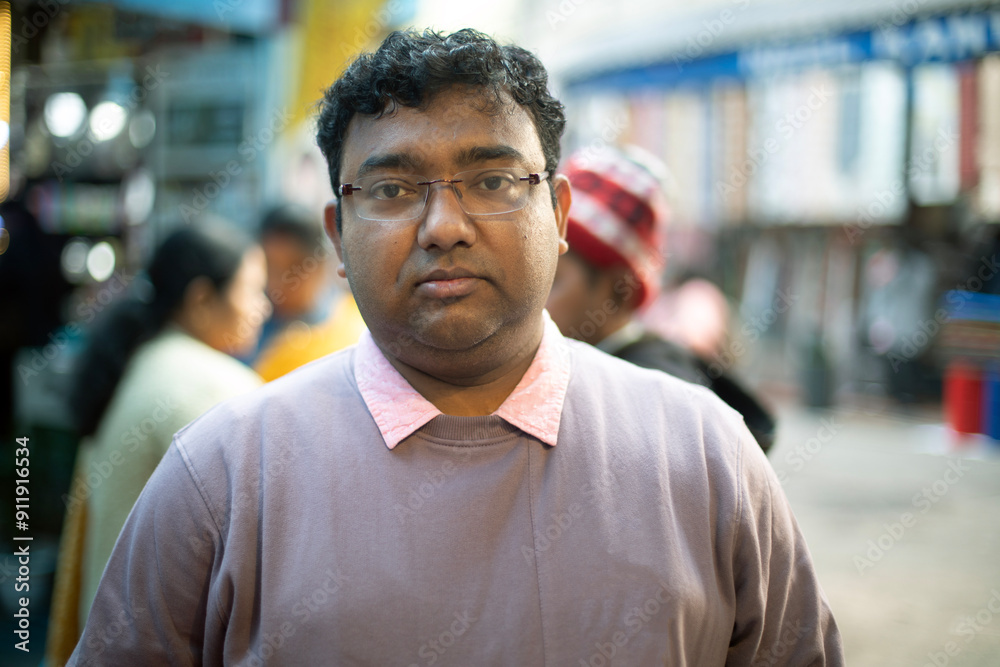 Portrait of an Indian man looking at camera