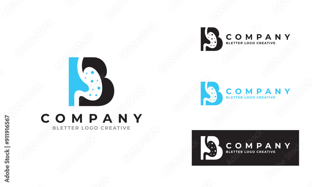 Medical logo B design vector illustrator Medical logo B design vector illustrator