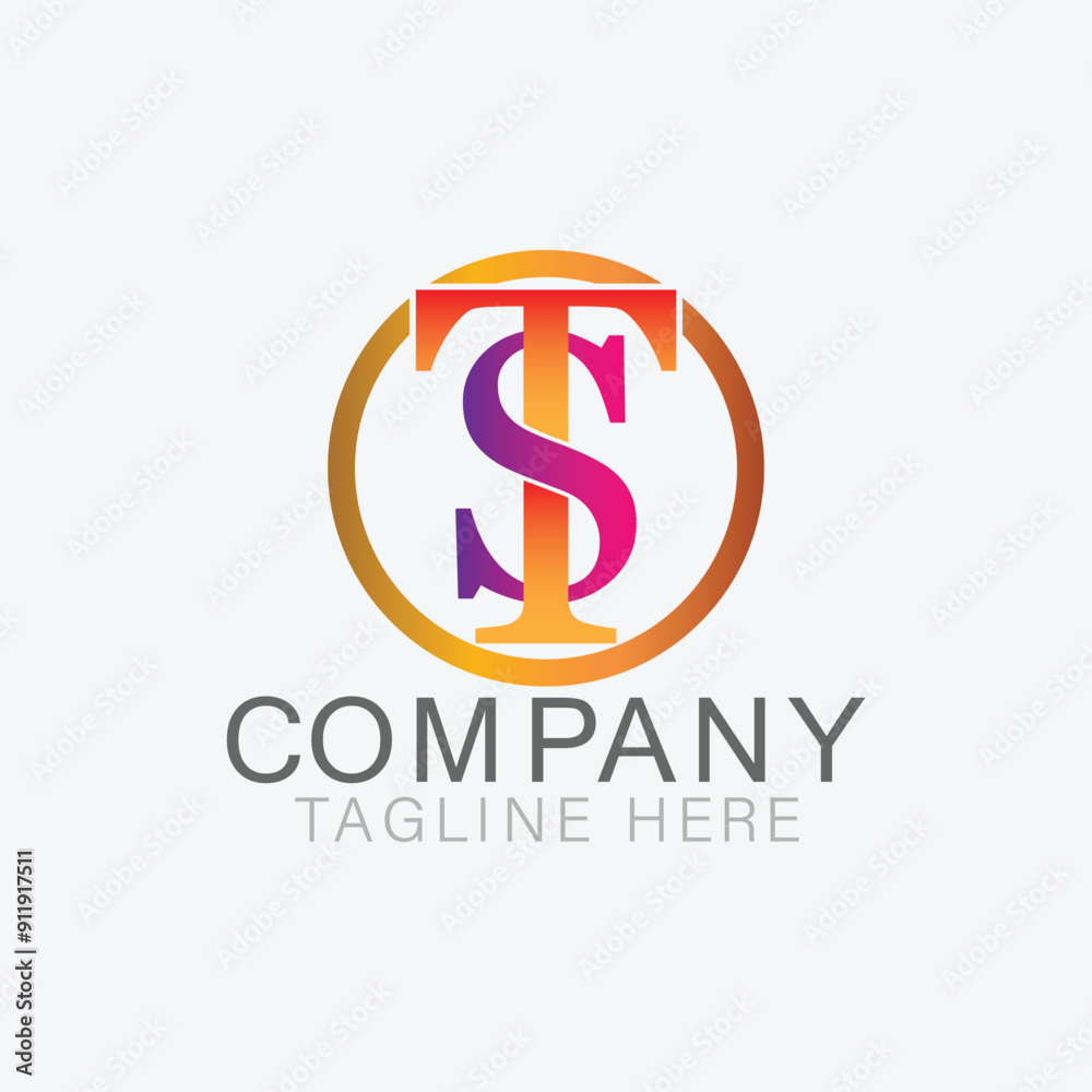 Obraz premium logo minimal template collection