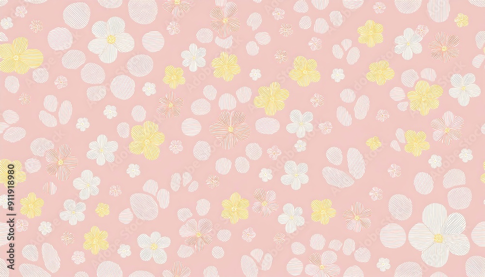 Seamless floral background, gift paper concept Seamless floral background, gift paper concept