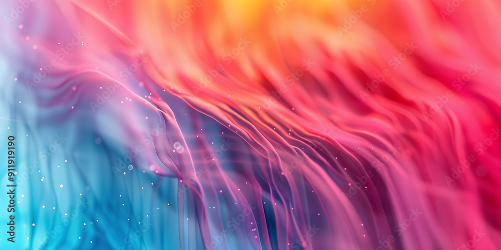 Obraz premium Concentrated or Blurred Conceptual Background with Vibrant Online Gradient. Concept Concentrated Background, Blurred Background, Vibrant Colors, Gradient Effect, Conceptual Design