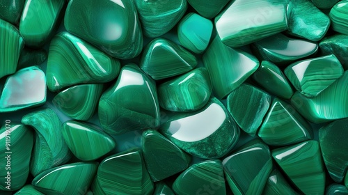 malachite jade polished gemstone wallpaper background, abstract