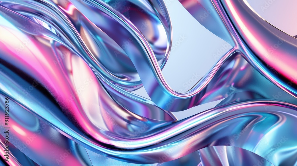Abstract background with holographic iridescent colorful gradient. Vivid vibrant colors. Abstract background with holographic iridescent colorful gradient. Vivid vibrant colors.