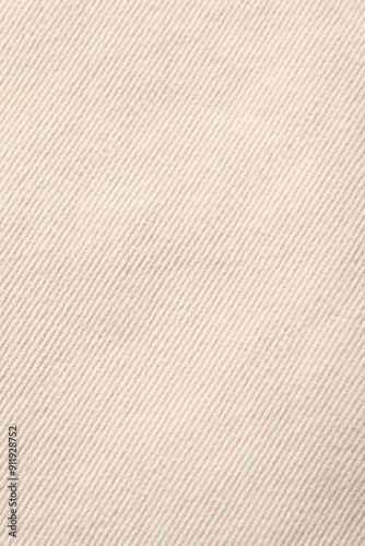 Texture of beige fabric as background, top view