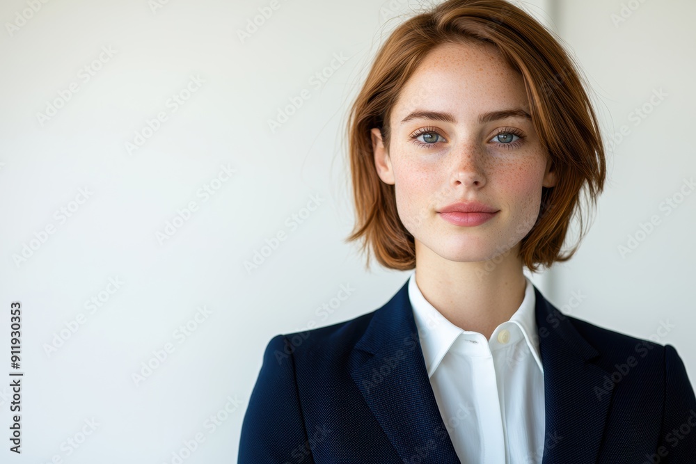 Confident young professional woman in business attire Confident young professional woman in business attire