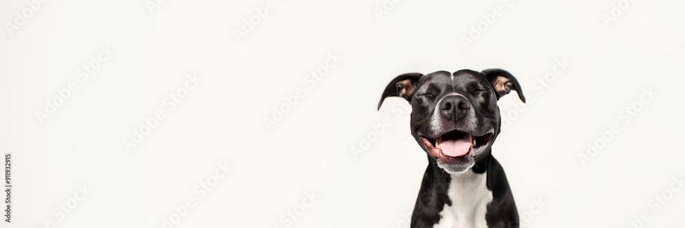 Portrait of a happy dog smiling Portrait of a happy dog smiling