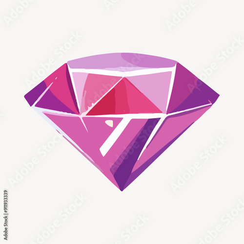 gemstone illustration vector photo