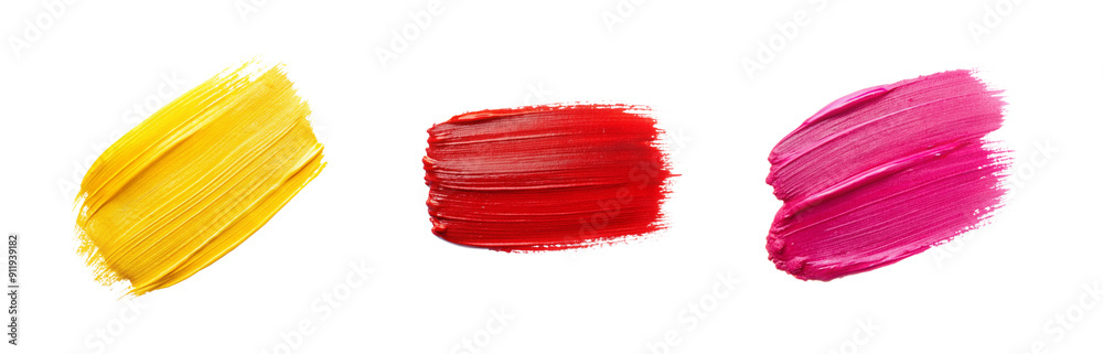 Multi Color Paint Spill Isolated on Transparent Background Multi Color Paint Spill Isolated on Transparent Background