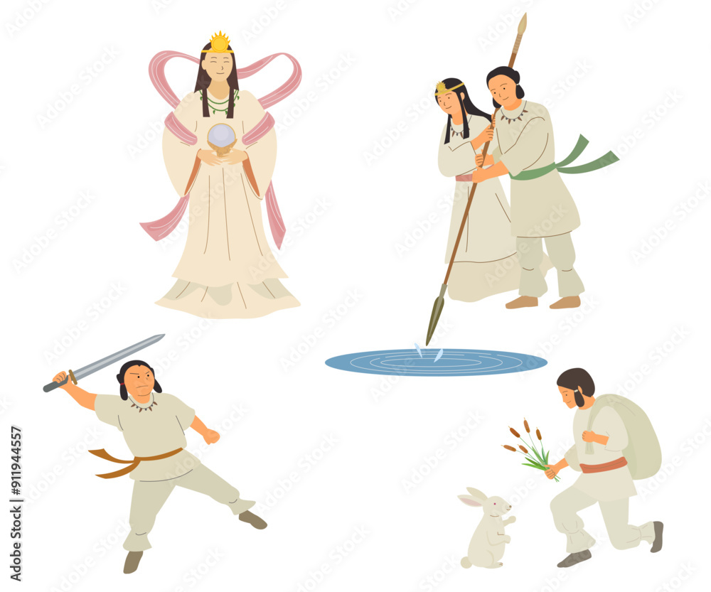 日本神話の神様たち 日本神話の神様たち
