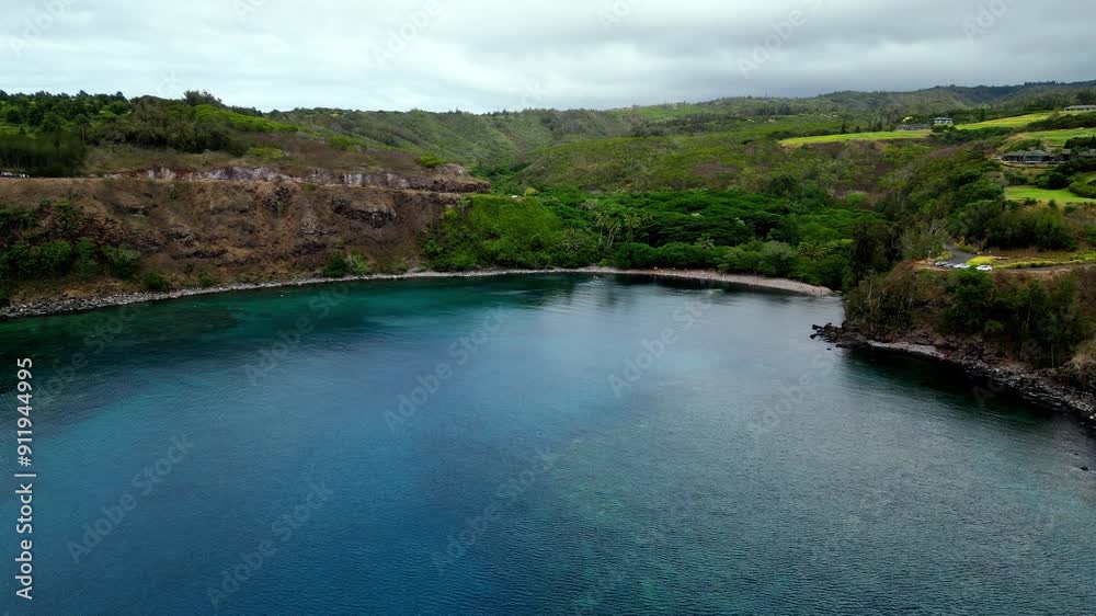 Snorkeler’s Paradise: Aerials of Honolua Bay, Maui Snorkeler’s Paradise: Aerials of Honolua Bay, Maui