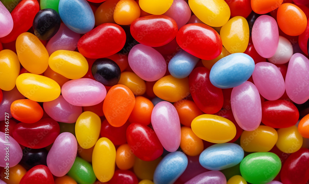 Multicolored Jelly Beans Multicolored Jelly Beans