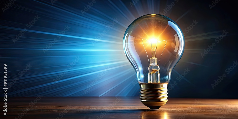 Bulb with glowing light representing an idea, innovation, creativity, inspiration, solution, brainstorming Bulb with glowing light representing an idea, innovation, creativity, inspiration, solution, brainstorming