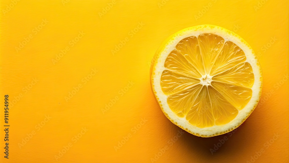 Half sliced yellow lemon fruit with realistic , citrus, fresh, vibrant, tangy, healthy, vitamin C, organic, juicy, halfcut Half sliced yellow lemon fruit with realistic , citrus, fresh, vibrant, tangy, healthy, vitamin C, organic, juicy, halfcut