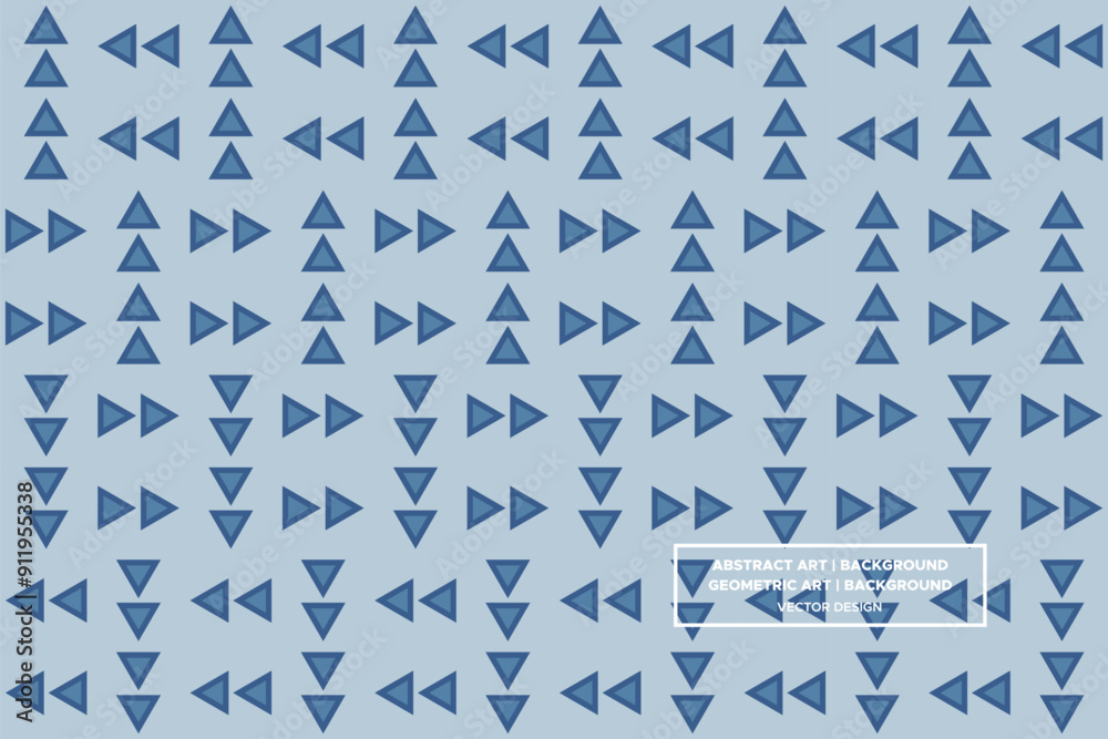 Fototapeta premium Triangular and Triangle Shapes and Designs Blue and Grey Colors Geometric Pattern Abstract Pattern Seamless 