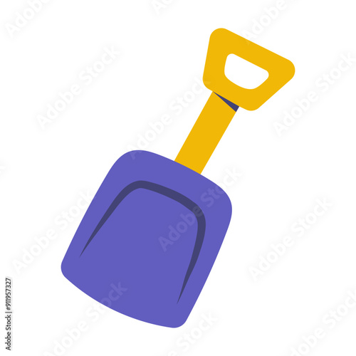Sand spade beach summer vacation