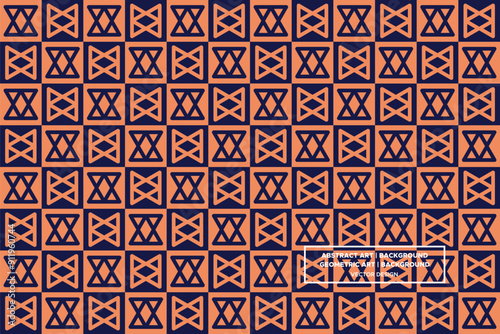 Triangular and Triangle Shapes and Designs Blue and Brown Colors Geometric Pattern Abstract Pattern Seamless