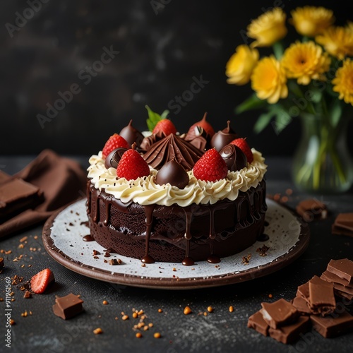 Halal Chocolate Cake